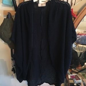 Navy blue cardigan